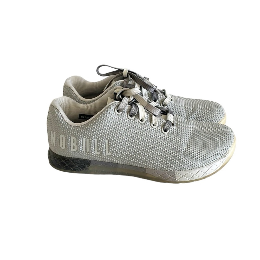 NOBULL Gray and Cream Sneakers